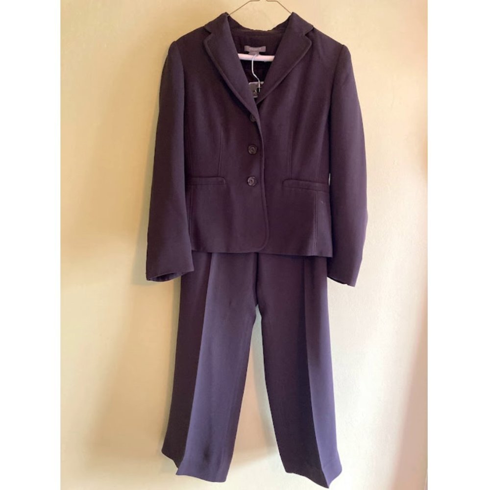 Brown Suit (Jacket and Pants) - Ann Taylor